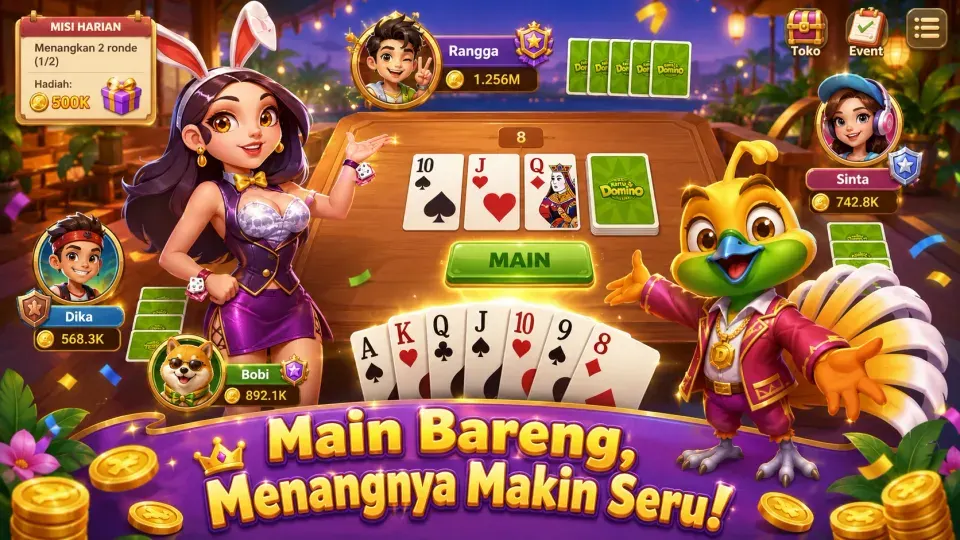 Remi dan Capsa Susun di Royal Dream